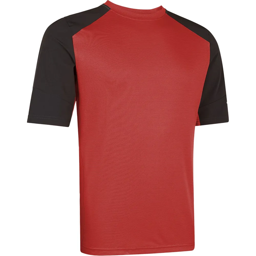 uPRISE Bikes Madison Flux Trail Men's Short Sleeve Jersey - Mineral Red | Price match, 365 day returns, 18-Month Warranty, Finance Available & Free UK Delivery