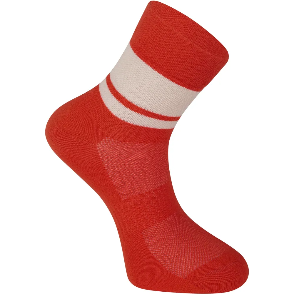 uPRISE Bikes Madison Freewheel Socks - Mineral Red | Price match, 365 day return s, 18-Month Warranty, Finance Available & Free UK Delivery