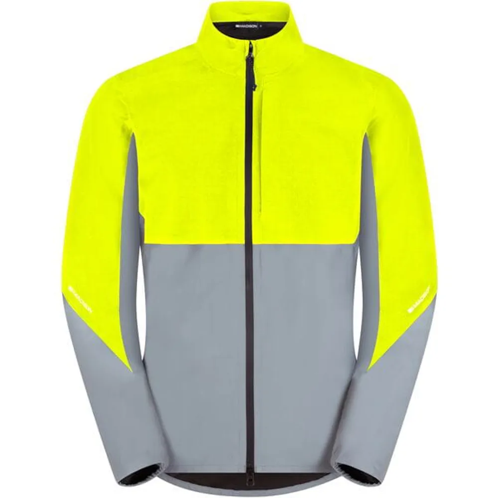 uPRISE Bikes Madison Stellar Ultra Reflective Waterproof Men's Jacket - Hi-Viz Yellow | Price match, 365 day return s, 18-Month Warranty, Finance Available & Free UK Delivery