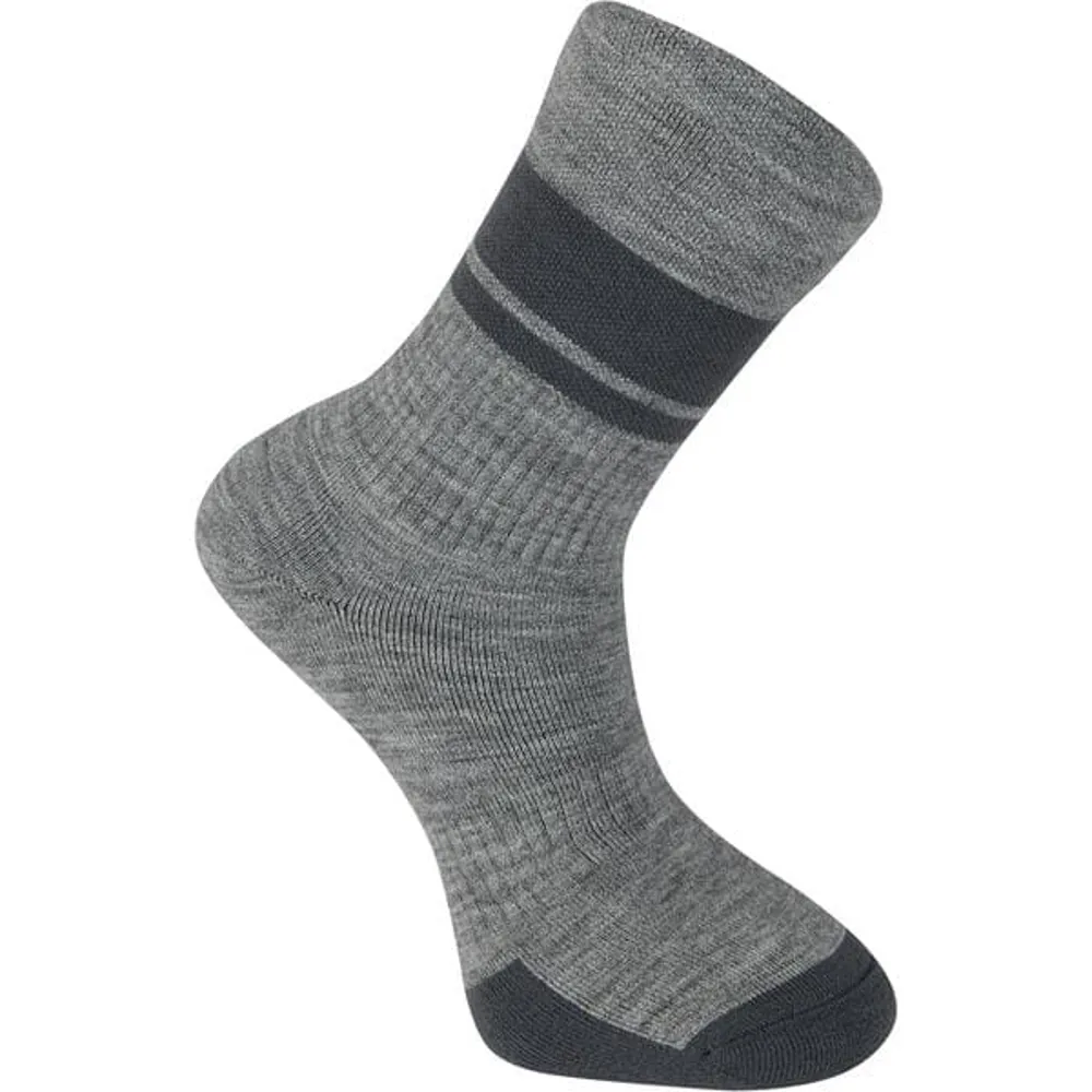 uPRISE Bikes Madison DTE Isoler Merino Winter Socks - Grey Marl | Price match, 365 day return s, 18-Month Warranty, Finance Available & Free UK Delivery