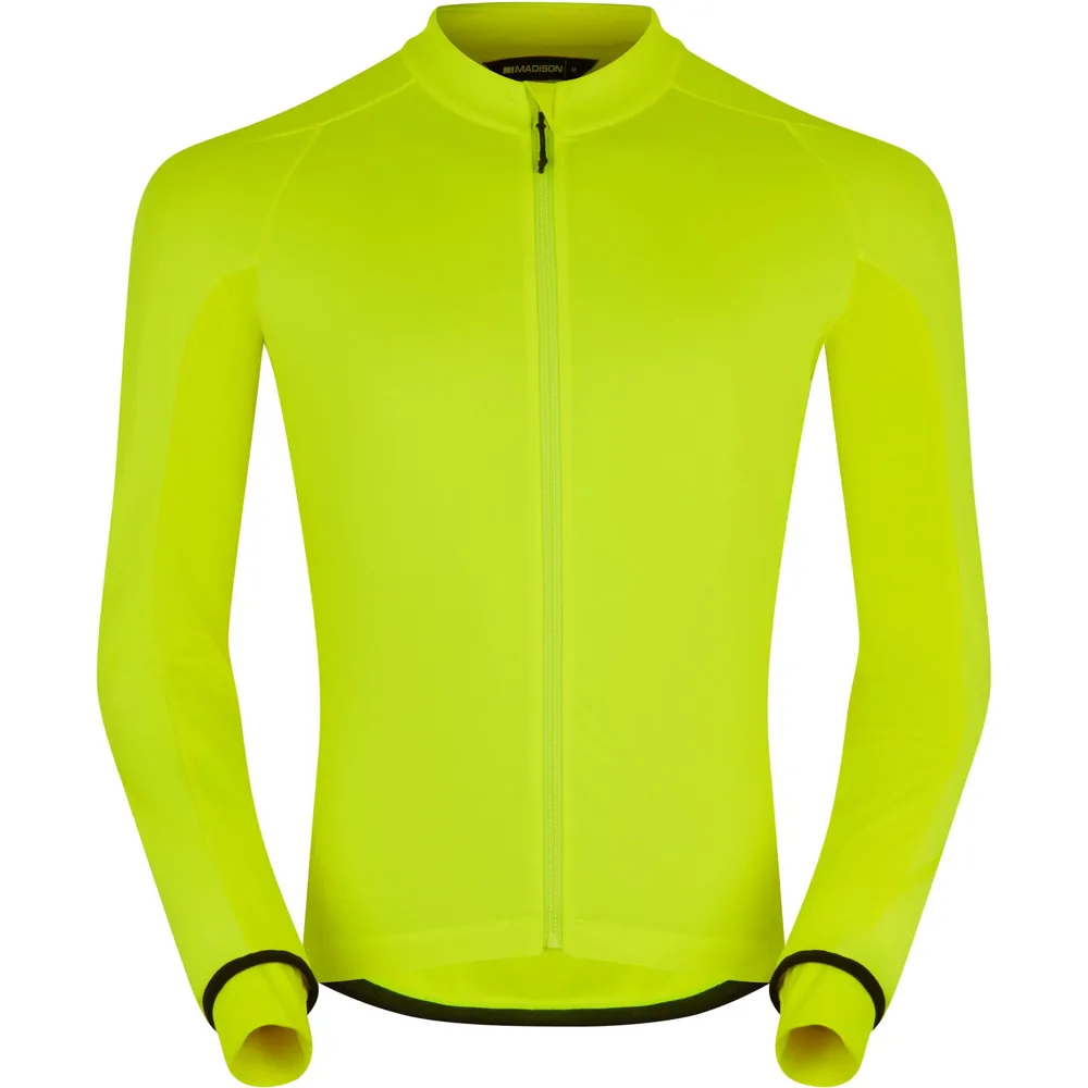 uPRISE Bikes Madison DTE Isoler Thermal Men's Jacket - Hi-Viz Yellow | Price match, 365 day return s, 18-Month Warranty, Finance Available & Free UK Delivery