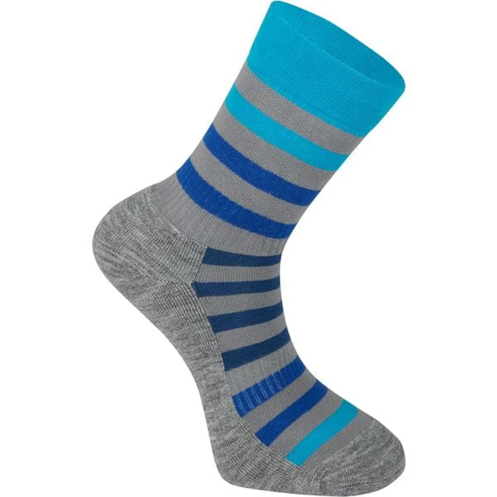 uPRISE Bikes Madison Roam 4 Season Socks - Blue/Grey | Price match, 365 day return s, 18-Month Warranty, Finance Available & Free UK Delivery