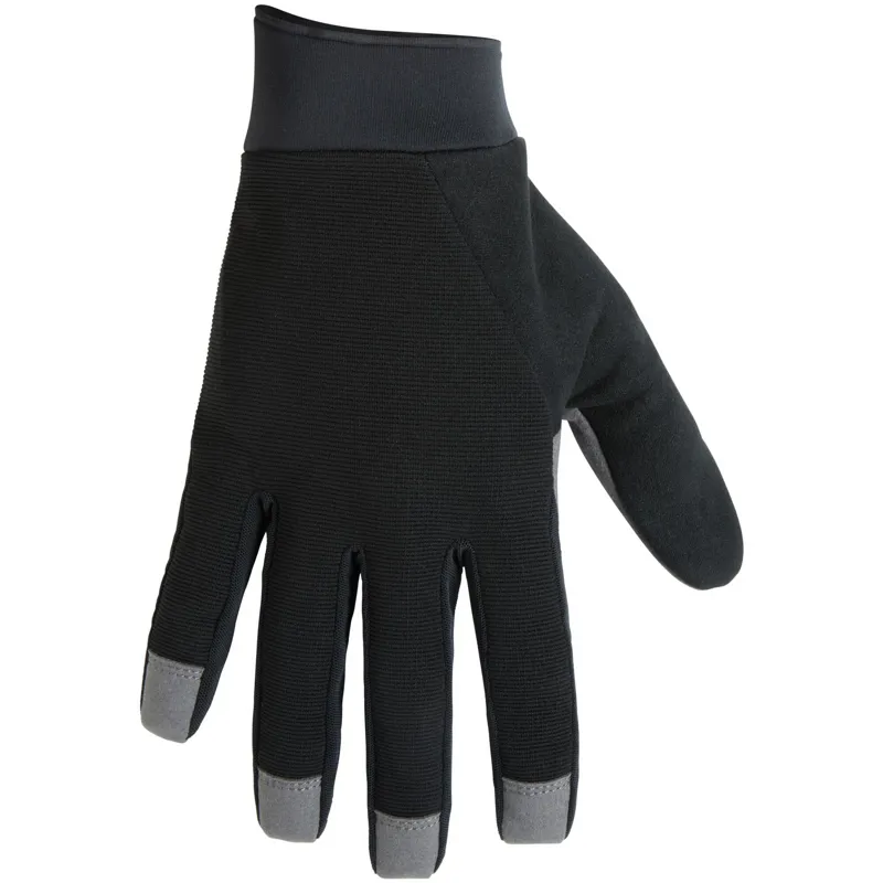 Madison Freewheel Youth Gel Pad Trail Long Finger Gloves - Black