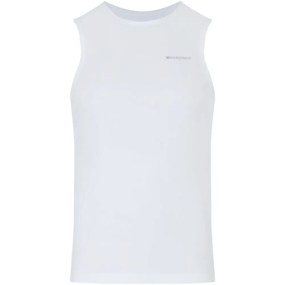 uPRISE Bikes Madison Flux Isoler Mesh Unisex Sleeveless Baselayer - White | Price match, 365 day return s, 18-Month Warranty, Finance Available & Free UK Delivery