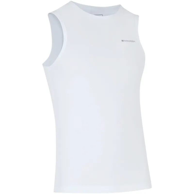 Madison Flux Isoler Mesh Unisex Sleeveless Baselayer - White-1