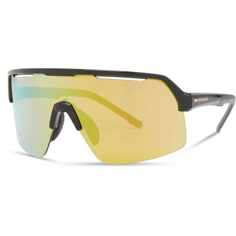 Madison Crypto Air Sunglasses - Gloss Black/Bronze Mirror Lens