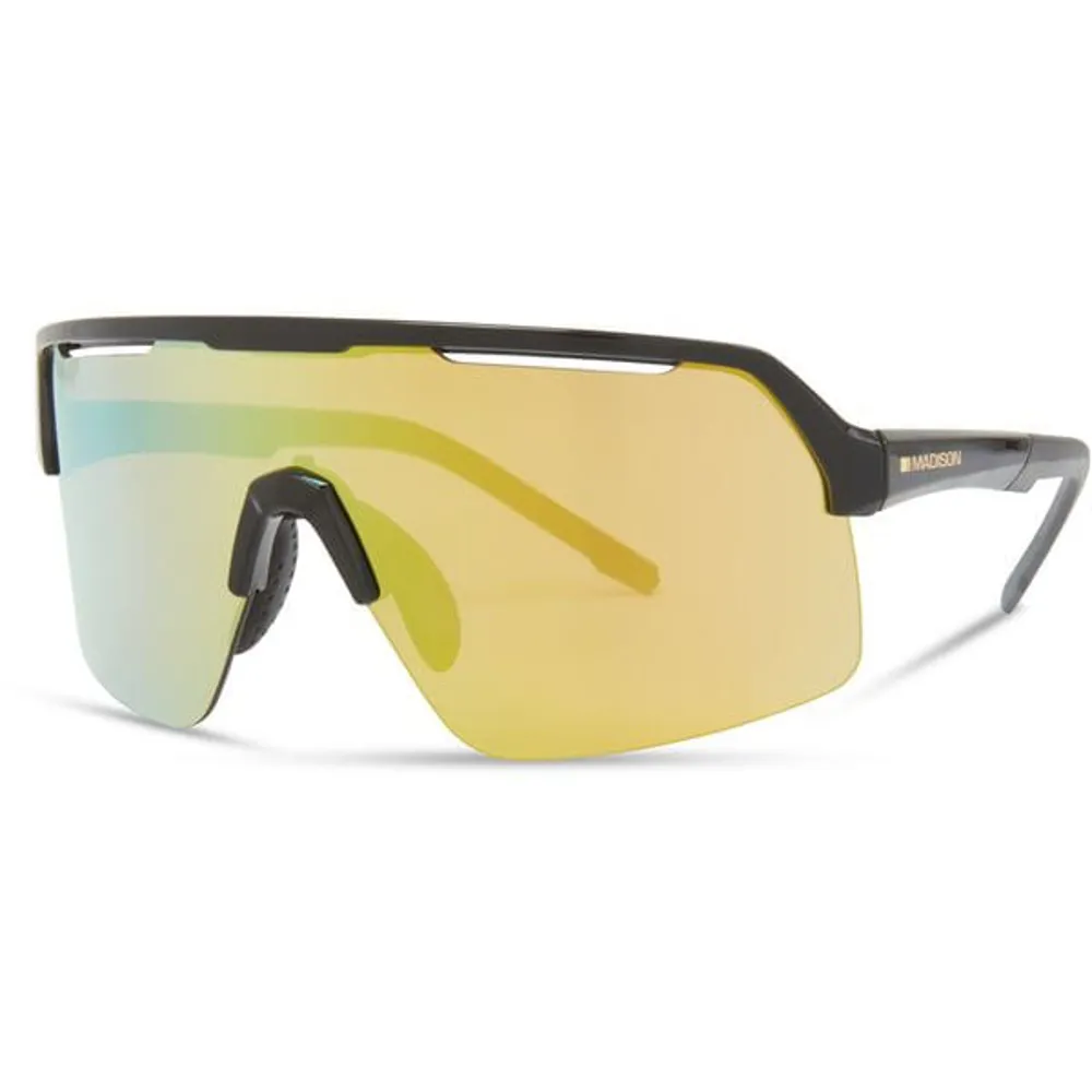 uPRISE Bikes Madison Crypto Air Sunglasses - Gloss Black/Bronze Mirror Lens | Price match, 365 day return s, 18-Month Warranty, Finance Available & Free UK Delivery