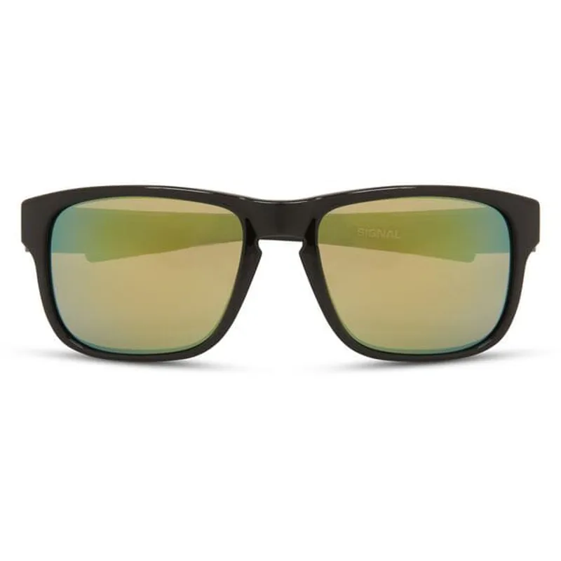 Madison Signal Sunglasses - Gloss Black/Bronze Mirror Lens-4