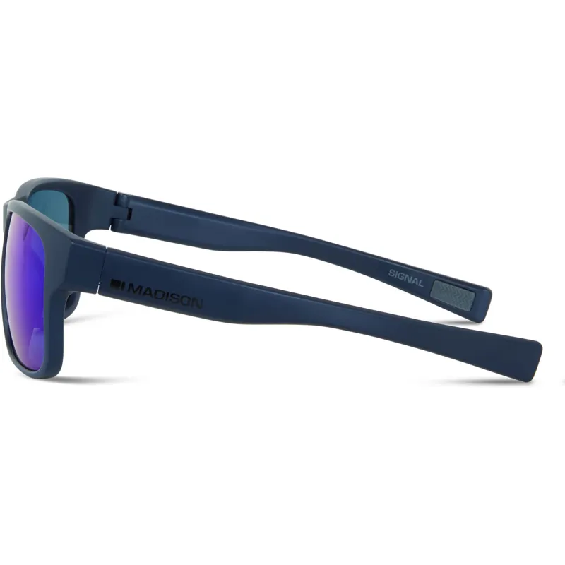 Madison Signal Sunglasses - Ink Navy/Blue Mirror Lens-1