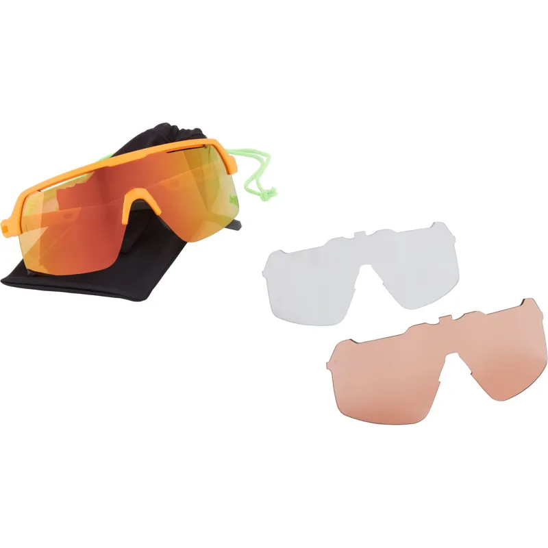 Madison Crypto Air 3 Lens Pack Sunglasses - Mango Orange -5