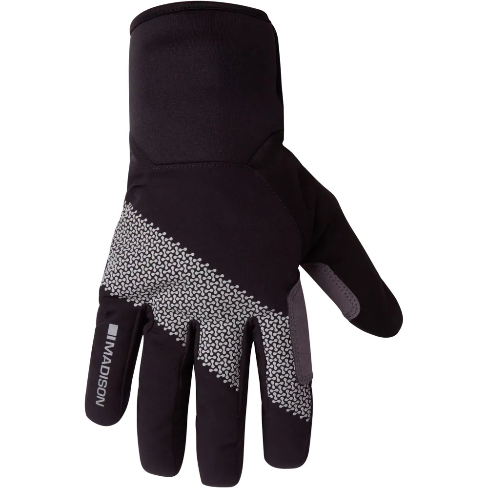 uPRISE Bikes Madison Stellar Reflective Waterproof Thermal Gloves - Black | Price match, 365 day return s, 18-Month Warranty, Finance Available & Free UK Delivery
