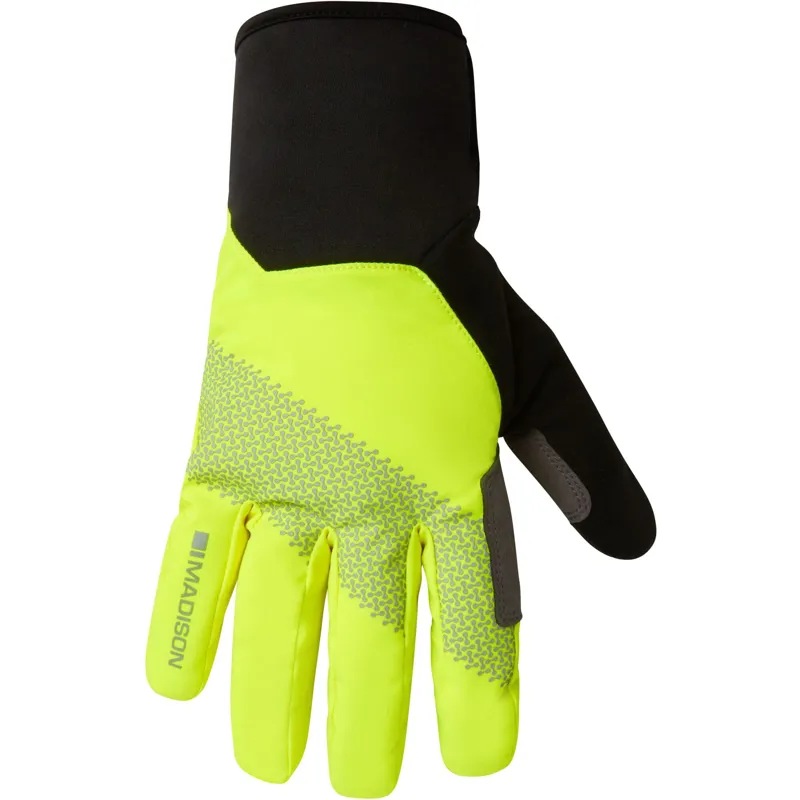 Madison Stellar Reflective Waterproof Thermal Gloves - Hi-Viz Yellow