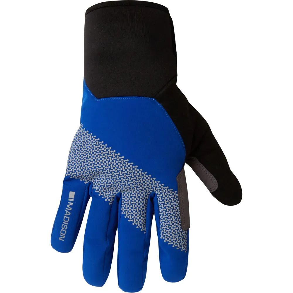 uPRISE Bikes Madison Stellar Reflective Waterproof Thermal Gloves - Ultramarine Blue | Price match, 365 day return s, 18-Month Warranty, Finance Available & Free UK Delivery