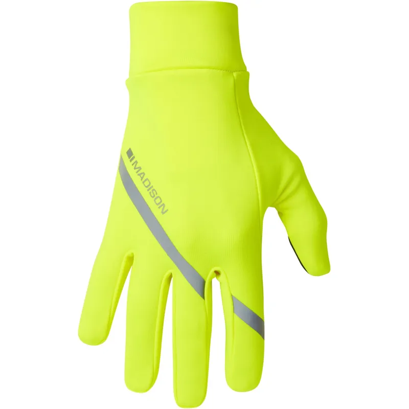 Madison Freewheel Isoler Thermal Pocket Gloves - Hi-Viz Yellow