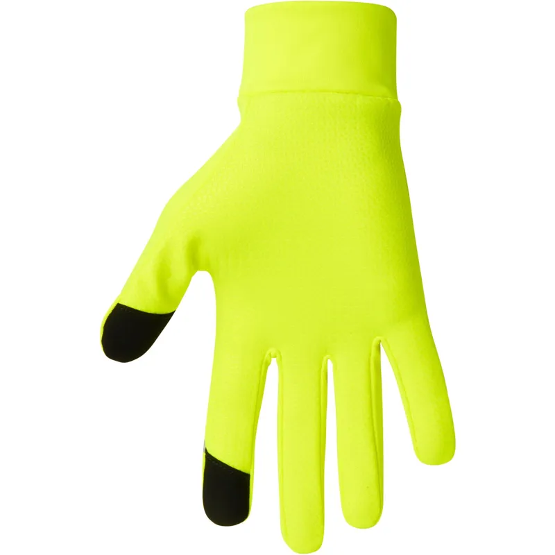 Madison Freewheel Isoler Thermal Pocket Gloves - Hi-Viz Yellow-1