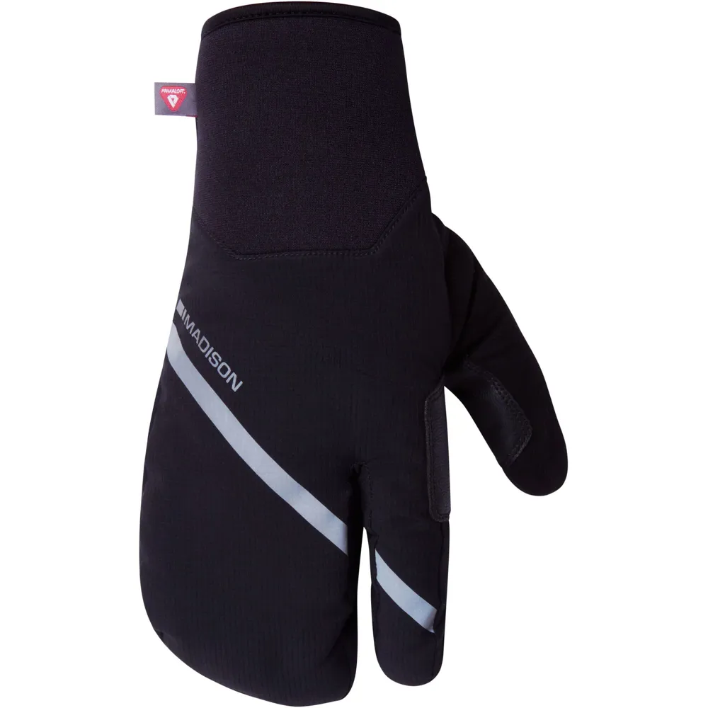 uPRISE Bikes Madison DTE Waterproof Primaloft Thermal 1-1-3 Gloves - Black | Price match, 365 day return s, 18-Month Warranty, Finance Available & Free UK Delivery