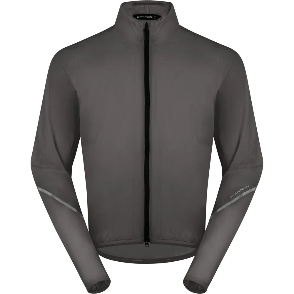 uPRISE Bikes Madison Flux 2L Ultra Packable Waterproof Men's Jacket - Castle Grey | Price match, 365 day returns, 18-Month Warranty, Finance Available & Free UK Delivery