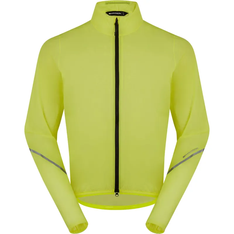 Madison Flux 2L Ultra Packable Waterproof Men's Jacket - Hi Viz Yellow