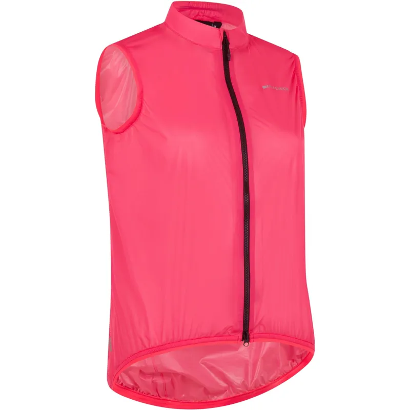 Madison Flux 2L Ultra Packable Waterproof Women's Gilet - Hi Viz Pink-1