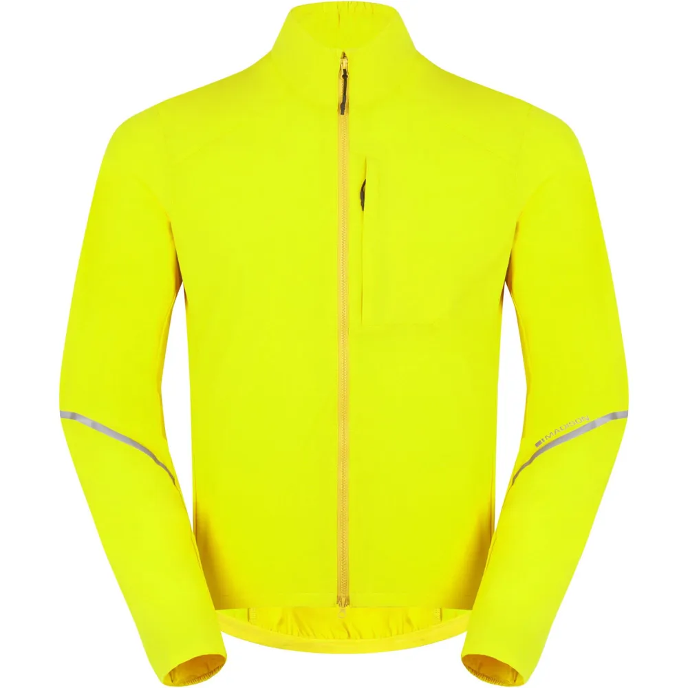 uPRISE Bikes Madison Freewheel Windproof Packable Men's Jacket - Hi Viz Yellow | Price match, 365 day returns, 18-Month Warranty, Finance Available & Free UK Delivery