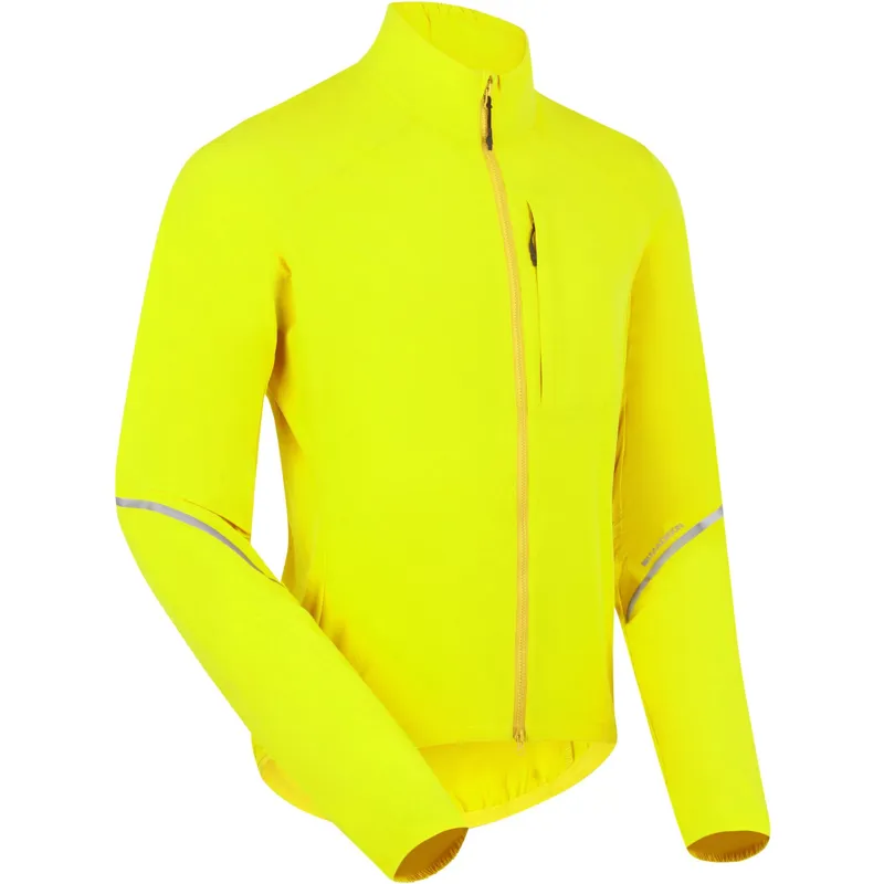 Madison Freewheel Windproof Packable Men's Jacket - Hi Viz Yellow-1