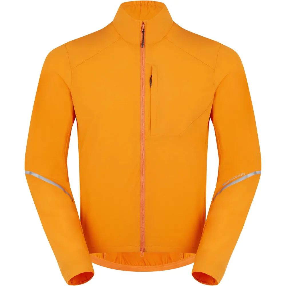 uPRISE Bikes Madison Freewheel Windproof Packable Men's Jacket - Mango Orange | Price match, 365 day returns, 18-Month Warranty, Finance Available & Free UK Delivery