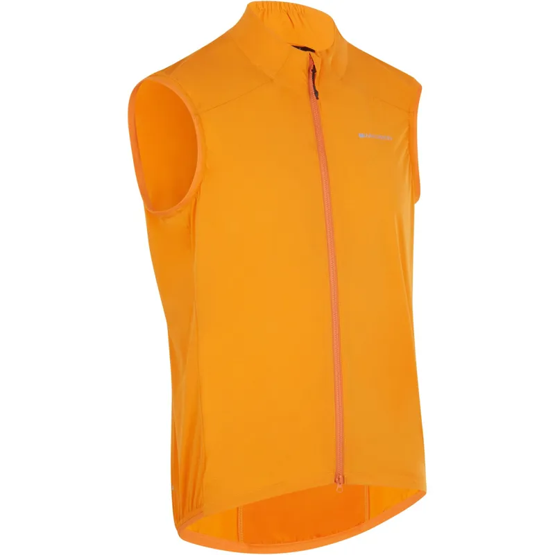 Madison Freewheel Windproof Packable Men's Gilet - Mango Orange-1