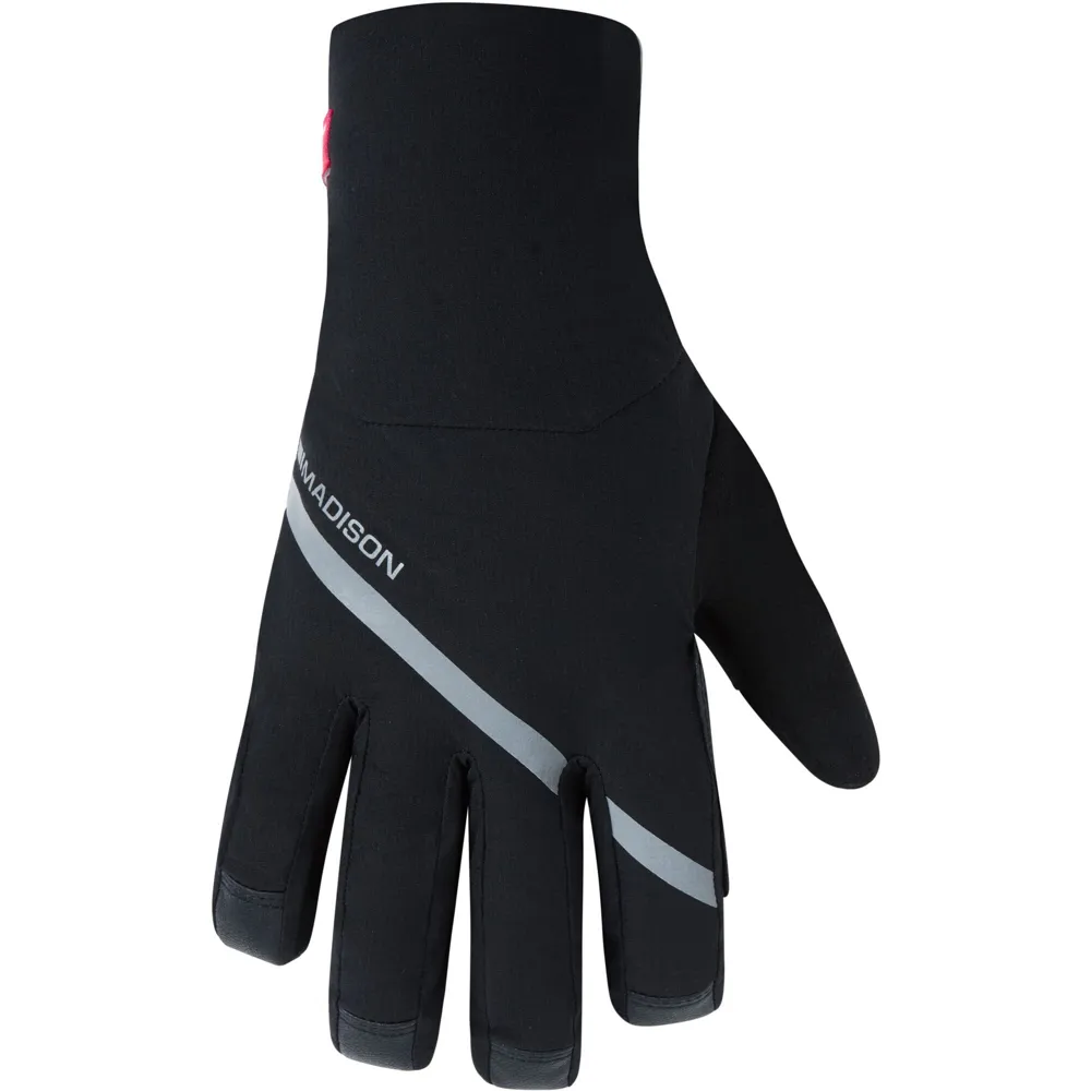 uPRISE Bikes Madison DTE Waterproof Primaloft Thermal Long Finger Gloves - Black | Price match, 365 day returns, 18-Month Warranty, Finance Available & Free UK Delivery