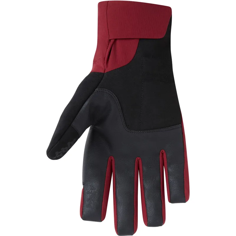 Madison DTE Waterproof Primaloft Thermal Long Finger Gloves - Burgundy Red-1