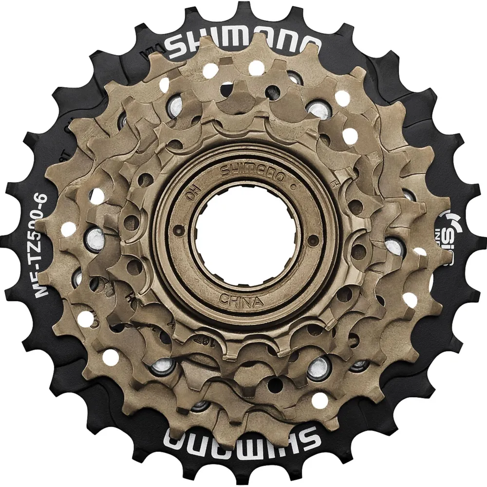 uPRISE Bikes Shimano MF-TZ500 6-speed Multiple Freewheel - 14-28T | Price match, 365 day returns, 18-Month Warranty, Finance Available & Free UK Delivery