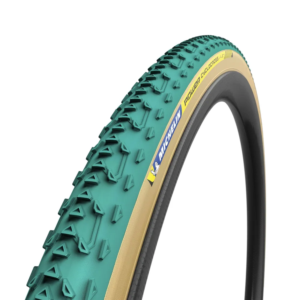 uPRISE Bikes Michelin Power Cyclocross Jet 700 x 33c Tubular Tyre - Green | Price match, 365 day return s, 18-Month Warranty, Finance Available & Free UK Delivery