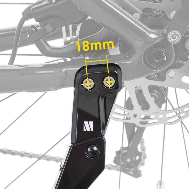 M Part Kickstand Primo 18mm 24-29 inch Wheel Kickstand - Black-4