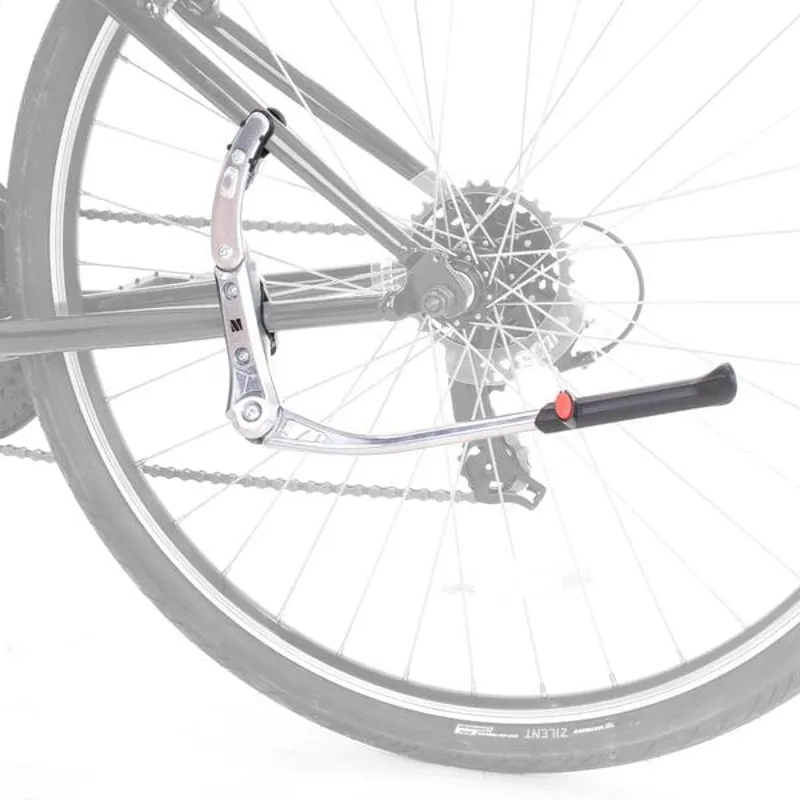 M Part Essential Chainstay/Seatstay 24-29 inch Wheel Kickstand - Silver-2