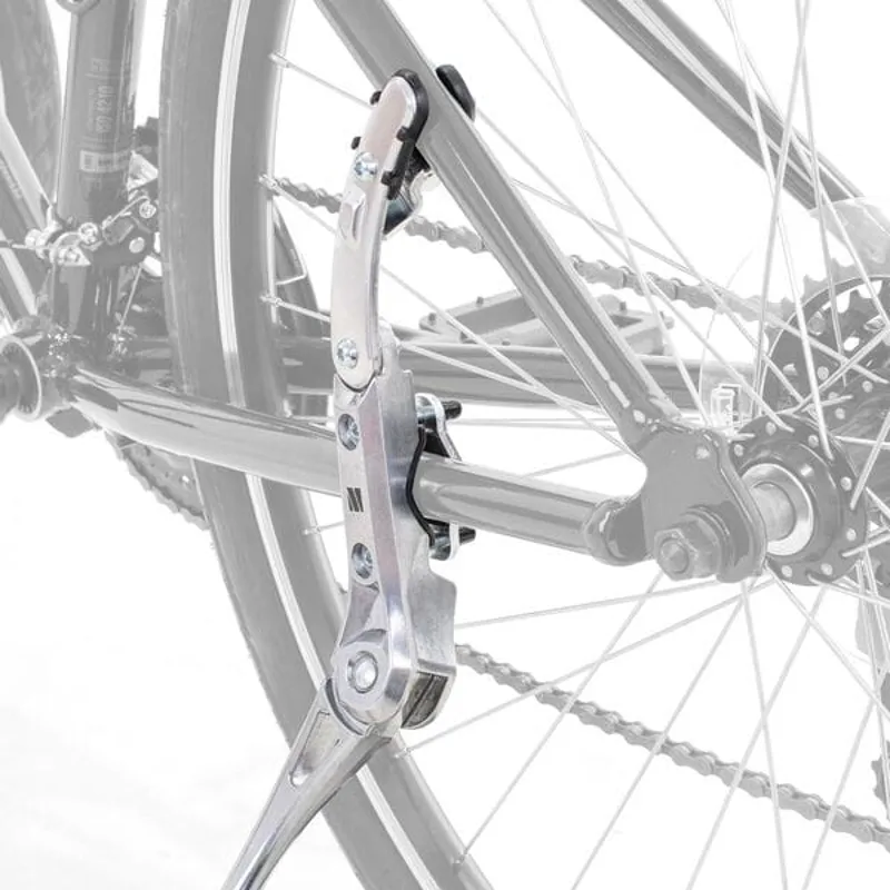 M Part Essential Chainstay/Seatstay 24-29 inch Wheel Kickstand - Silver-3