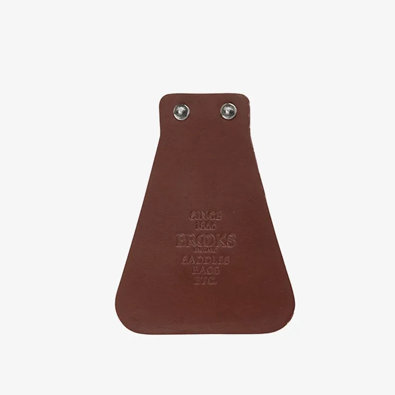 Brooks Leather Mudflap - Brown