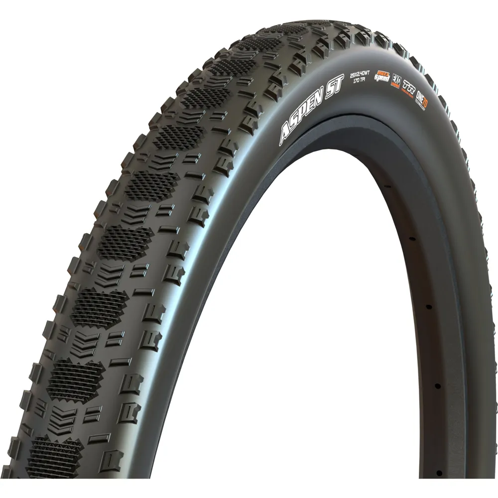 uPRISE Bikes Maxxis Aspen ST 170 TPI Folding MaxxSpeed EXO Tubeless Tyre | Price match, 365 day return s, 18-Month Warranty, Finance Available & Free UK Delivery