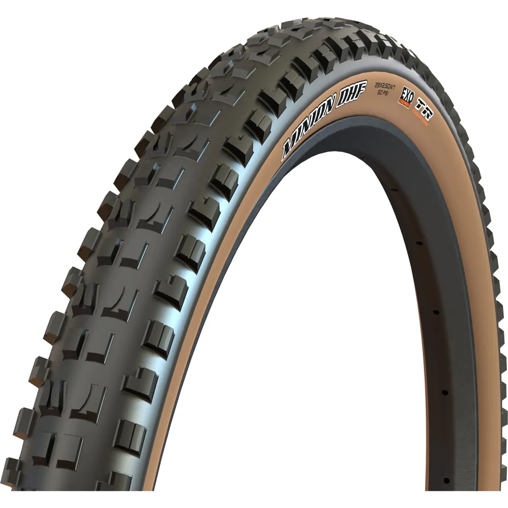 uPRISE Bikes Maxxis Minion DHF 29x2.6 Folding Dual Compound EXO Tubeless Tanwall Tyre | Price match, 365 day return s, 18-Month Warranty, Finance Available & Free UK Delivery
