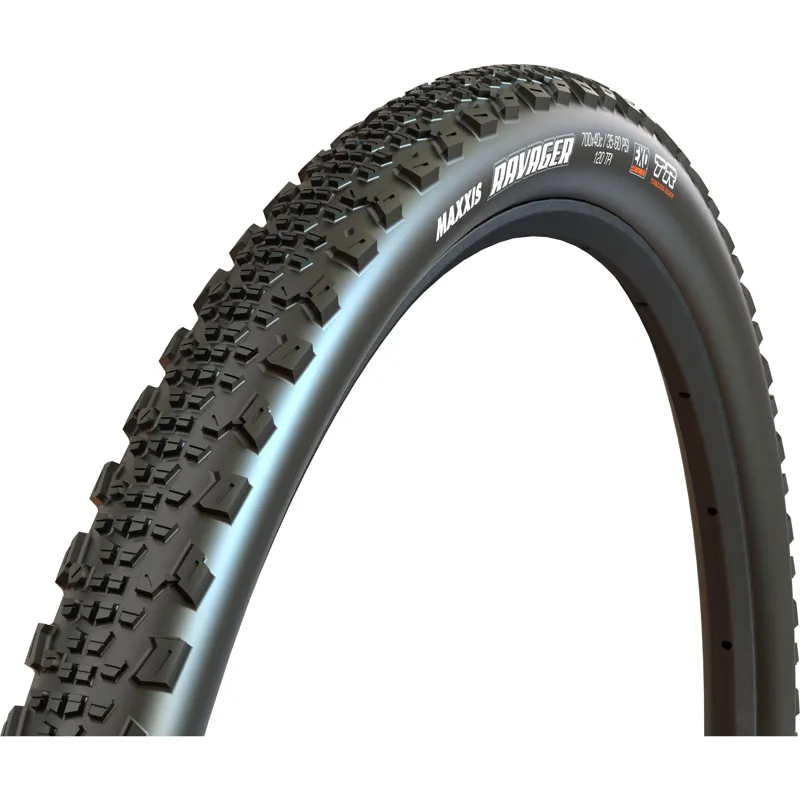 Maxxis Ravager 700 x 40C 60 TPI Folding DC SilkShield Tubeless Tyre