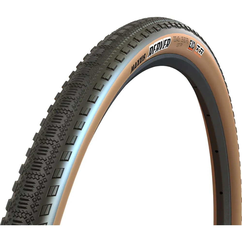 uPRISE Bikes Maxxis Reaver 700 x 40C Folding Dual Compound EXO Tubeless Tanwall Tyre | Price match, 365 day return s, 18-Month Warranty, Finance Available & Free UK Delivery