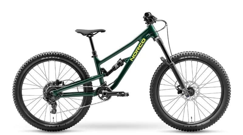 Norco Fluid FS Youth 24 inch 2026 Full Suspension MTB - Dark Green