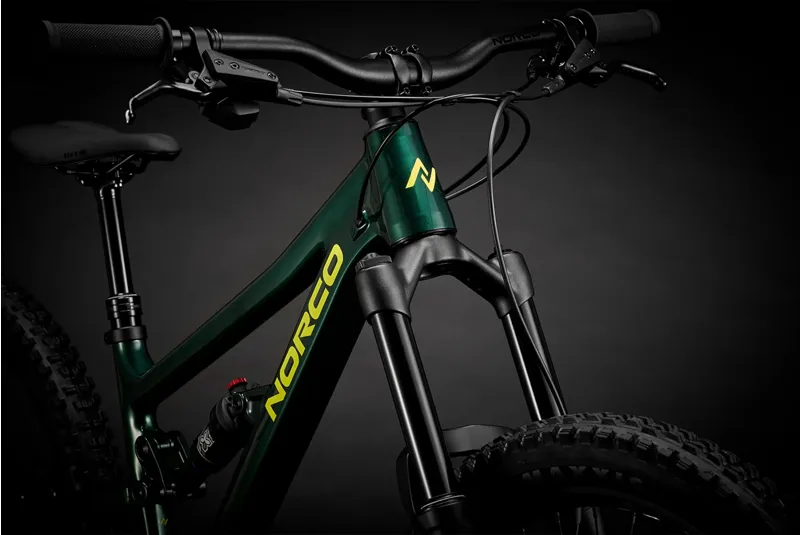 Norco Fluid FS Youth 27.5 inch 2026 Full Suspension MTB - Dark Green-3
