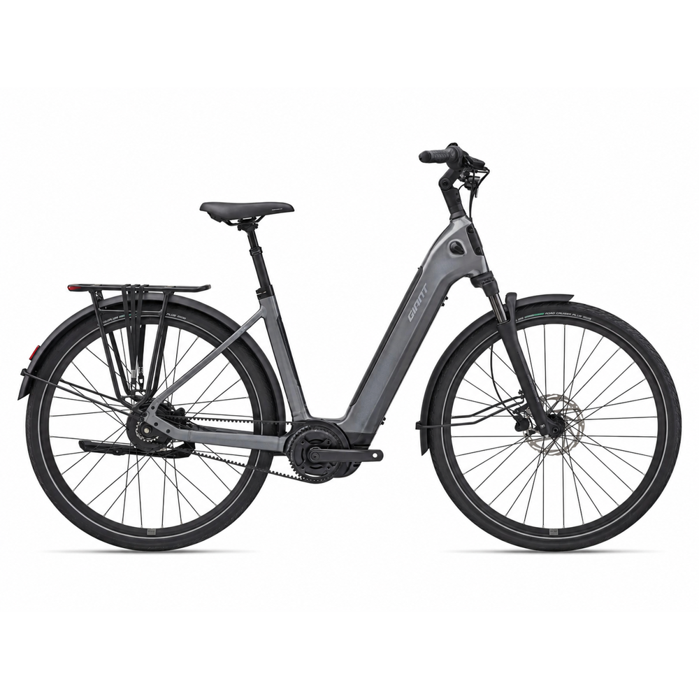uPRISE Bikes Giant NewTour E+ 0 LST 2027 Electric Hybrid Bike - Charcoal | Price match, 365 day returns, 18-Month Warranty, Finance Available & Free UK Delivery