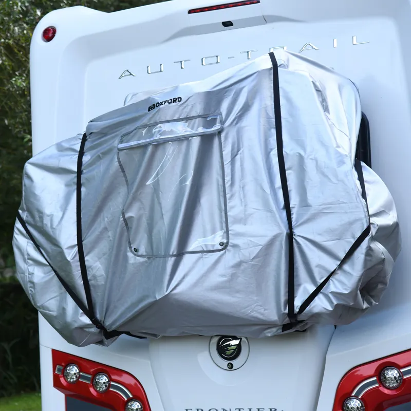 Oxford Aquatex Touring Deluxe Bike Cover For 3-4 Bikes - Silver-1