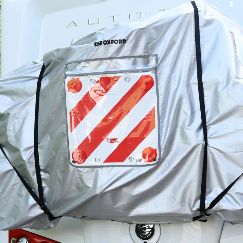 Oxford Aquatex Touring Deluxe Bike Cover For 1-2 Bikes - Silver-2