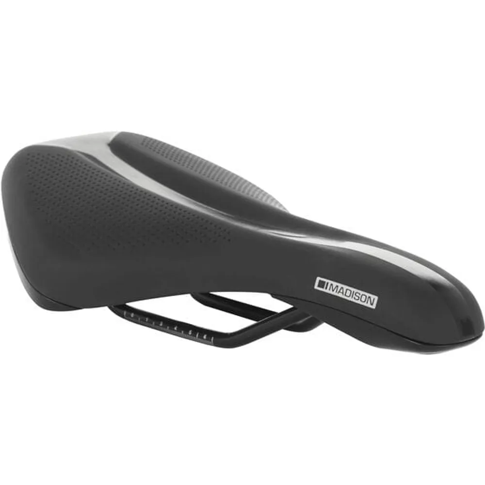 uPRISE Bikes Madison Roam Explorer Comfort Saddle - Black | Price match, 365 day return s, 18-Month Warranty, Finance Available & Free UK Delivery
