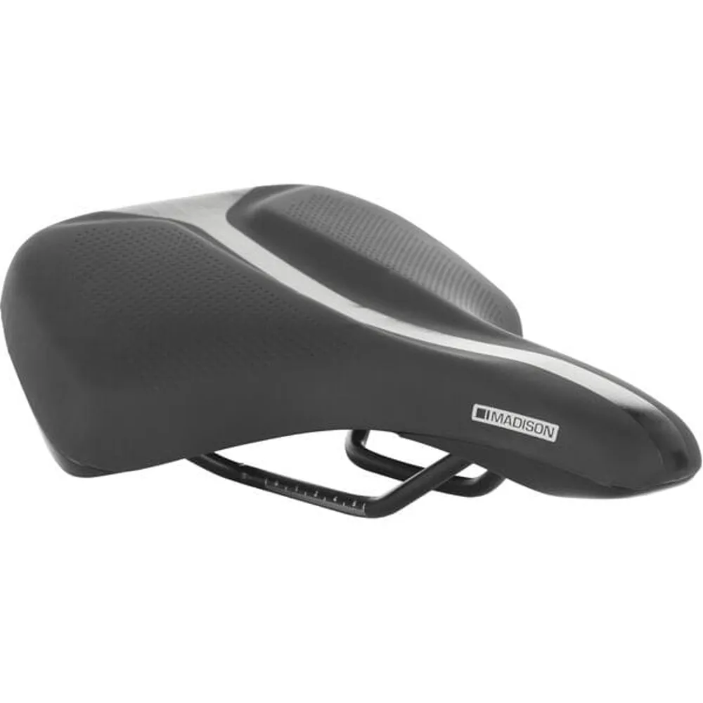 uPRISE Bikes Madison Roam Freedom Comfort Saddle -  Black | Price match, 365 day return s, 18-Month Warranty, Finance Available & Free UK Delivery