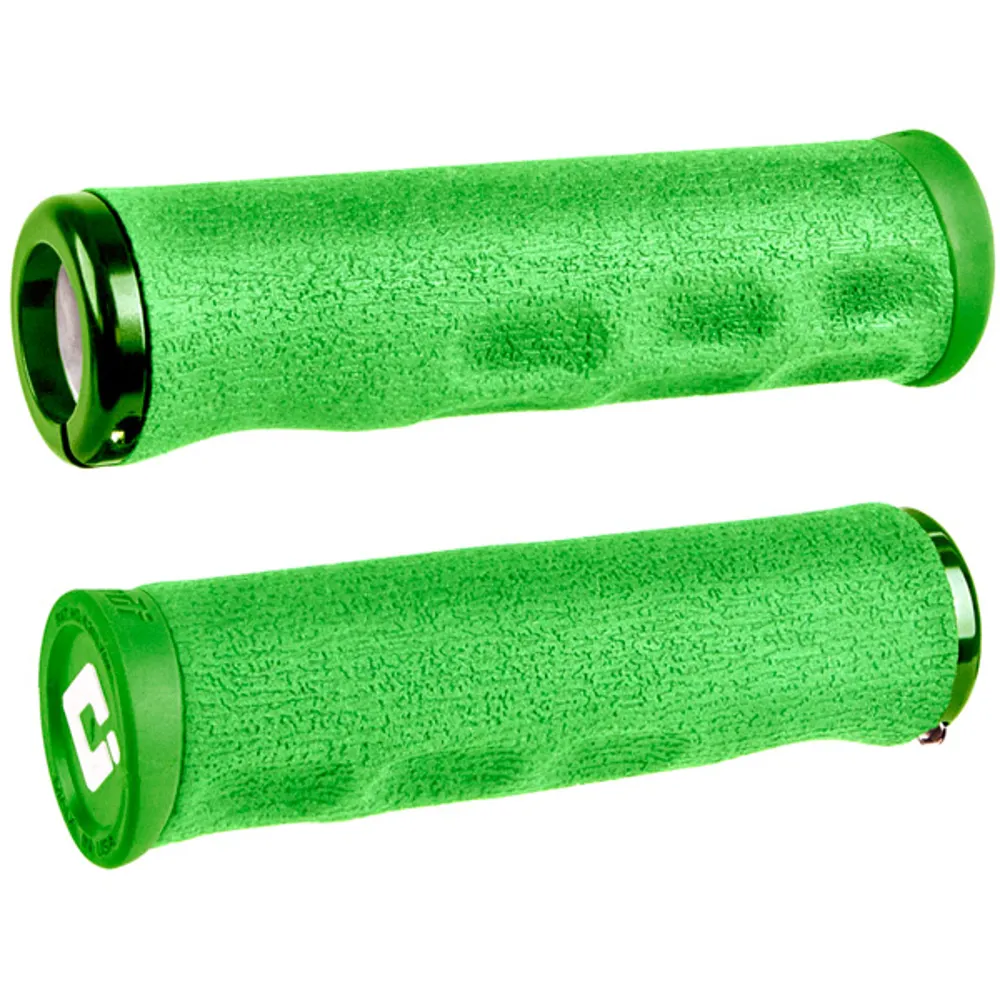 uPRISE Bikes ODI Dread Lock MTB GrIps - 130mm - Green | Price match, 365 day return s, 18-Month Warranty, Finance Available & Free UK Delivery