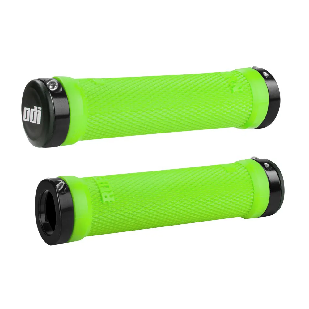 uPRISE Bikes ODI Ruffian MTB Lock-On Grips - 130mm - Green | Price match, 365 day return s, 18-Month Warranty, Finance Available & Free UK Delivery