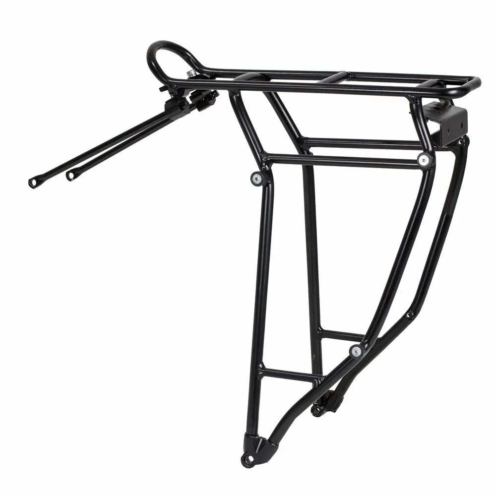 uPRISE Bikes Ortlieb Rack Three QL3/QL3.1 Pannier Rack - 26/28 inch - Black | Price match, 365 day return s, 18-Month Warranty, Finance Available & Free UK Delivery