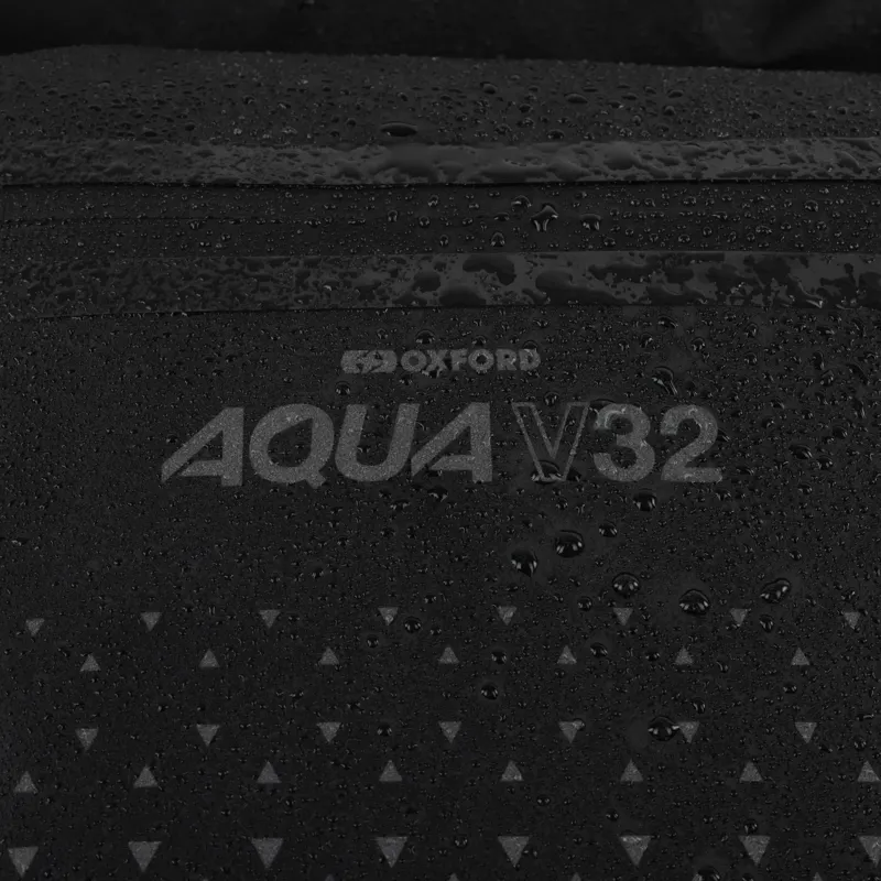 Oxford Aqua V 32 Extreme Visibility Double Pannier Bag - Black-7